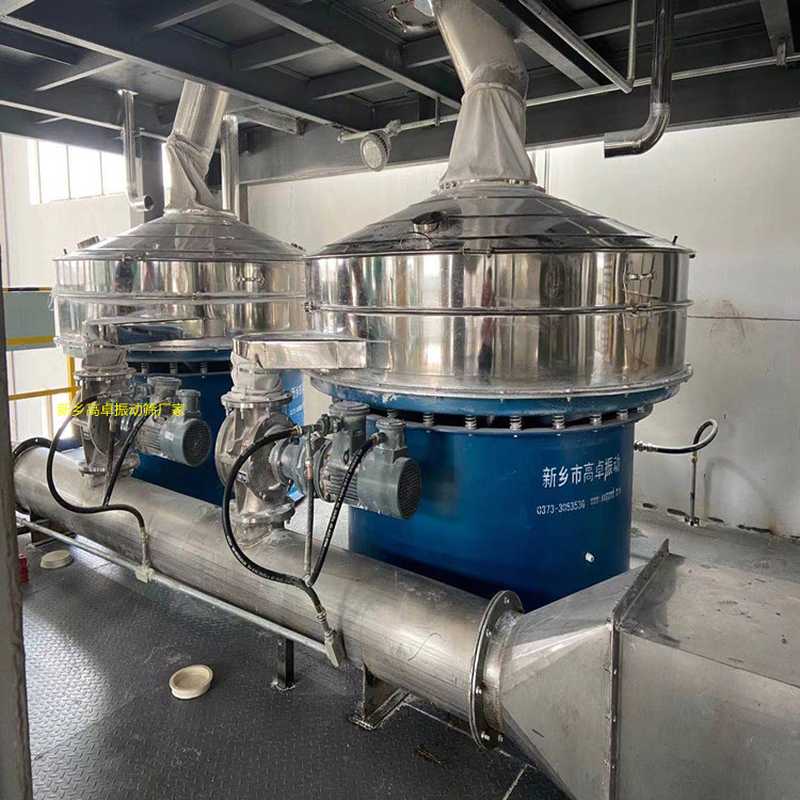 旋振篩用于蝦皮篩分過濾只振動不下料是哪里故障？