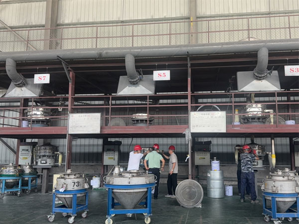 金屬粉末超聲波振動篩用戶現場280818